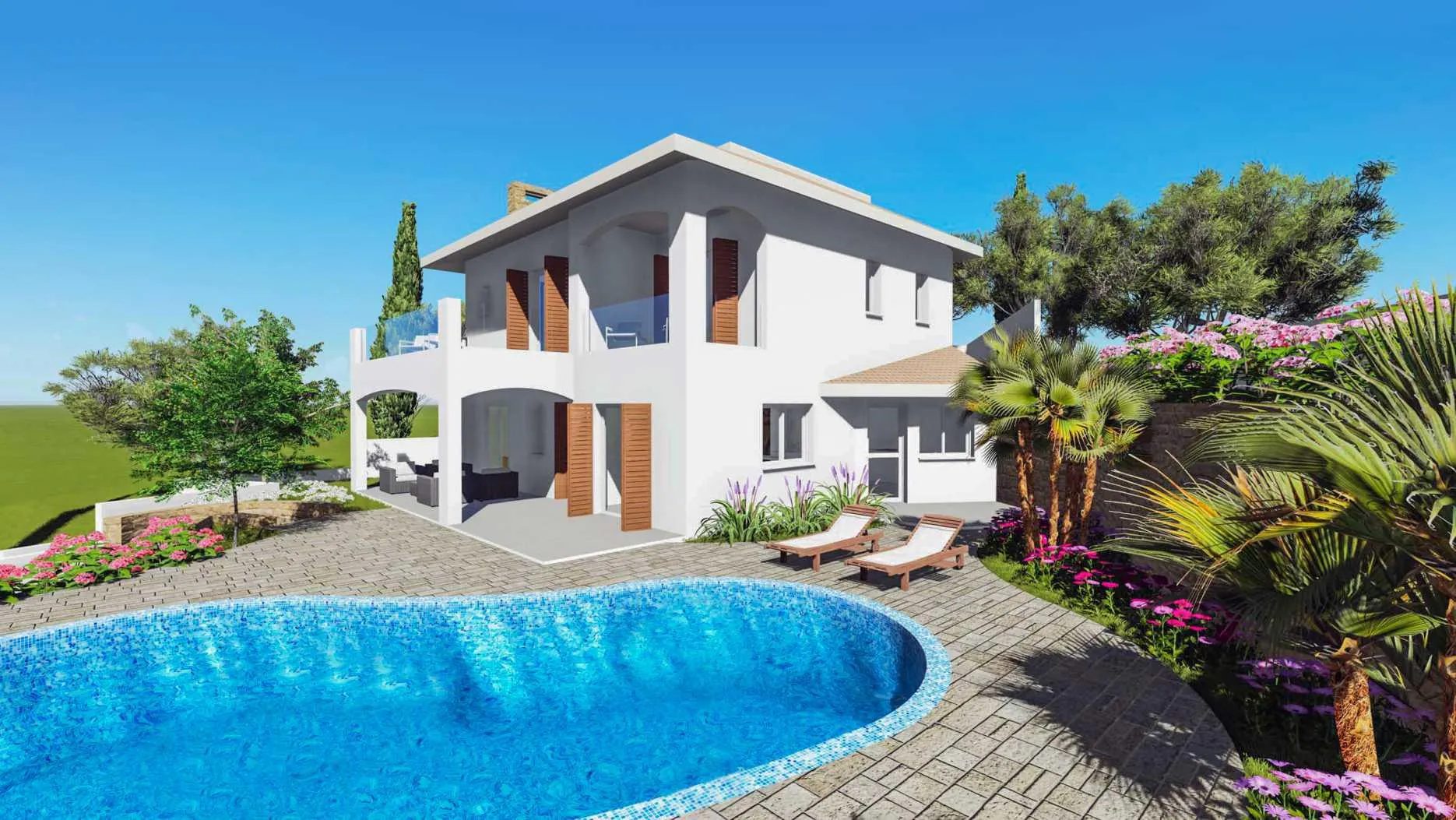 4 BR Villa in Tala, Paphos photo 2