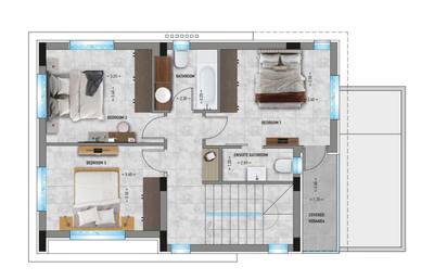 3 BR Villa in Paralimni, Famagusta thumbnail 13