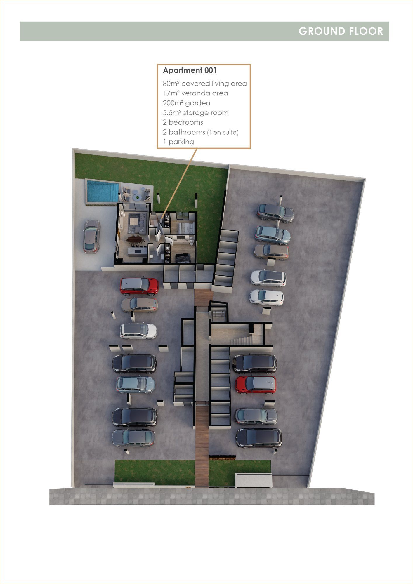 2 BR Penthouse in Aradippou, Larnaca photo 14