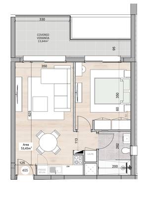 1 BR Apartment in Kapsalos, Limassol thumbnail 8
