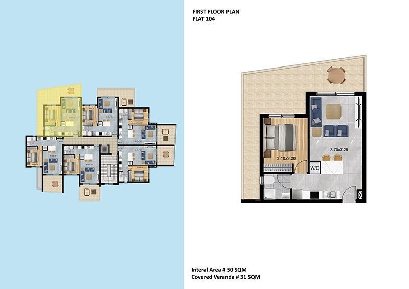 1 BR Apartment in Agia Paraskevi, Limassol photo 11