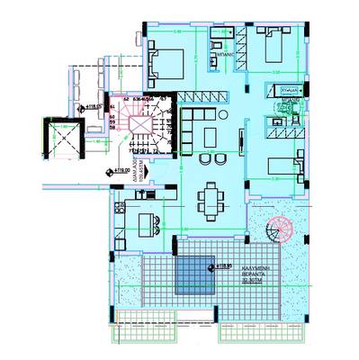 Penthouse z 3 syp. w Agios Athanasios, Limassol, miniatura 20