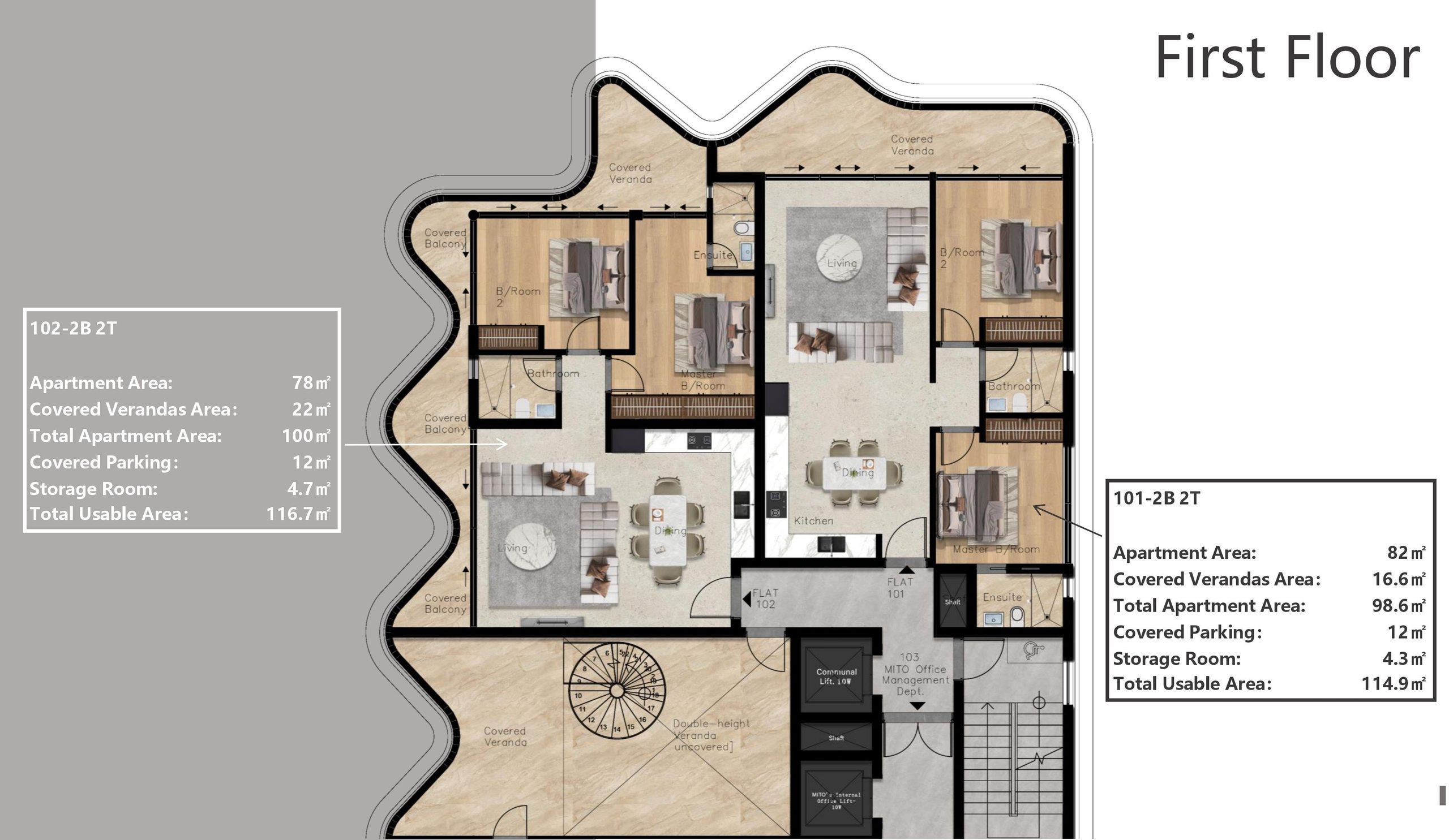 2 BR Apartment in Agios Theodoros, Paphos photo 12