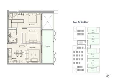 Apartament z 2 syp. w Pyrgos, Limassol, miniatura 13