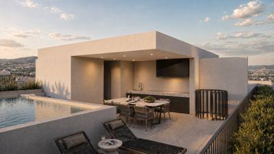 Penthouse z 2 syp. w Neapolis, Limassol, miniatura 6