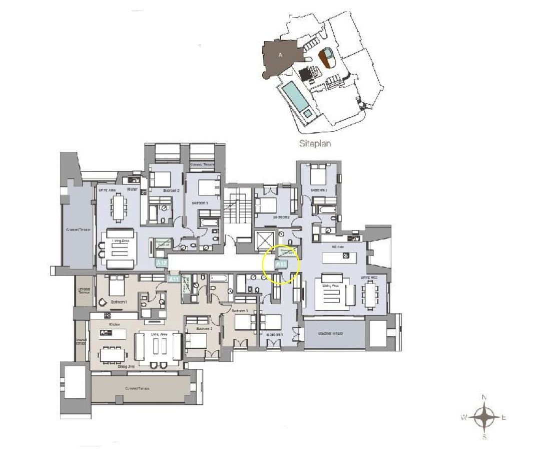 3 BR Apartment in Limassol Marina, Limassol photo 12