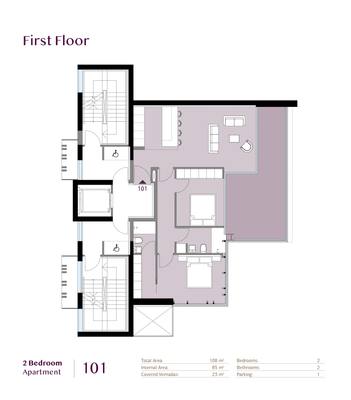 2 BR Whole-floor apartment in Arch Makarios III, Larnaca thumbnail 10