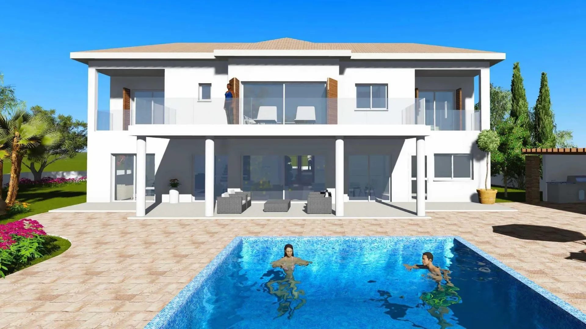 4 BR Villa in Tsada, Paphos photo 1