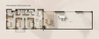 3 BR Penthouse in Geroskipou, Paphos thumbnail 12