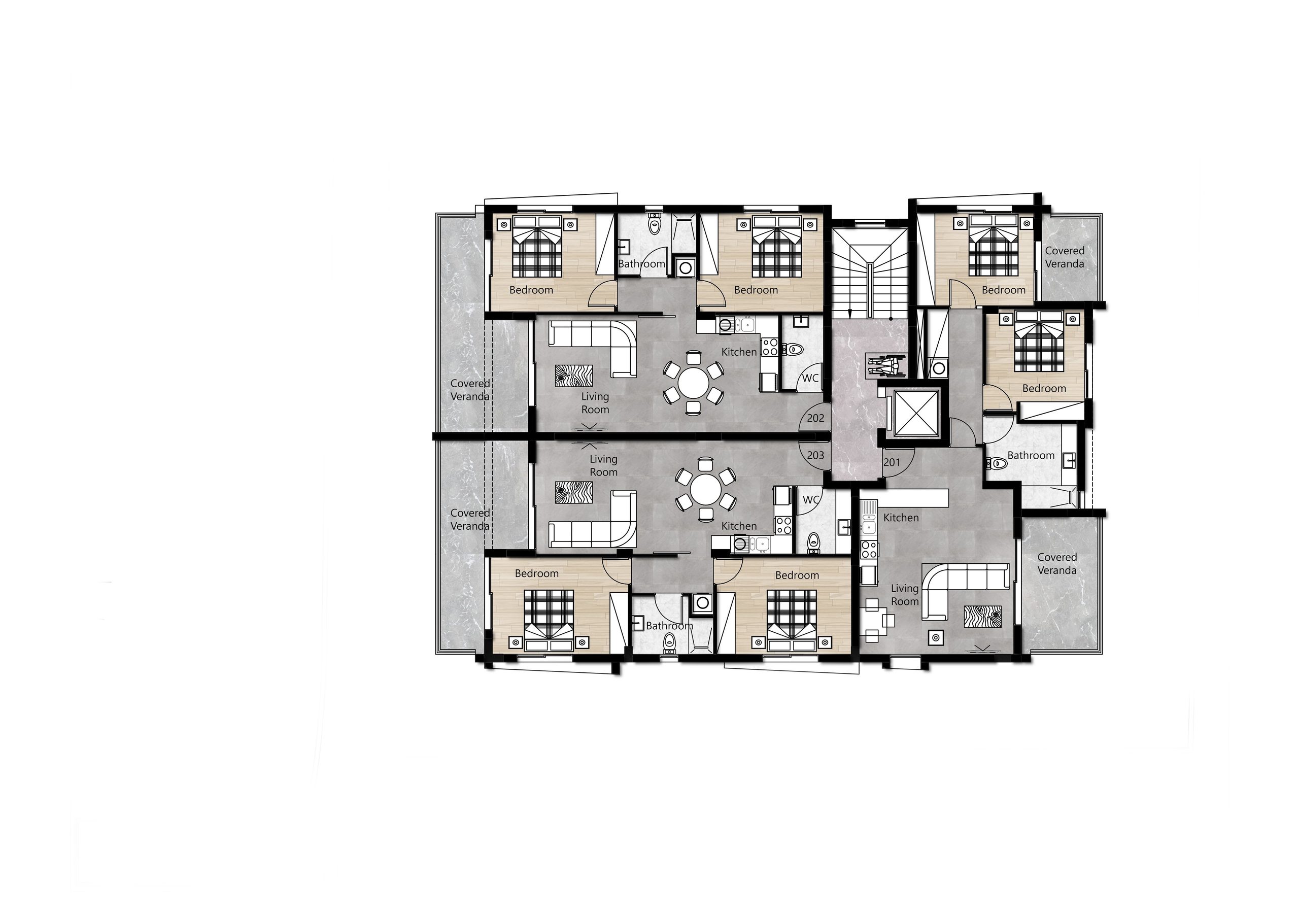 2 BR Penthouse in Trachoni, Limassol photo 10