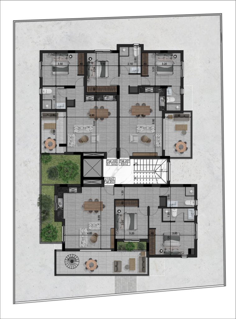 2 BR Penthouse in Sotiros, Larnaca photo 6