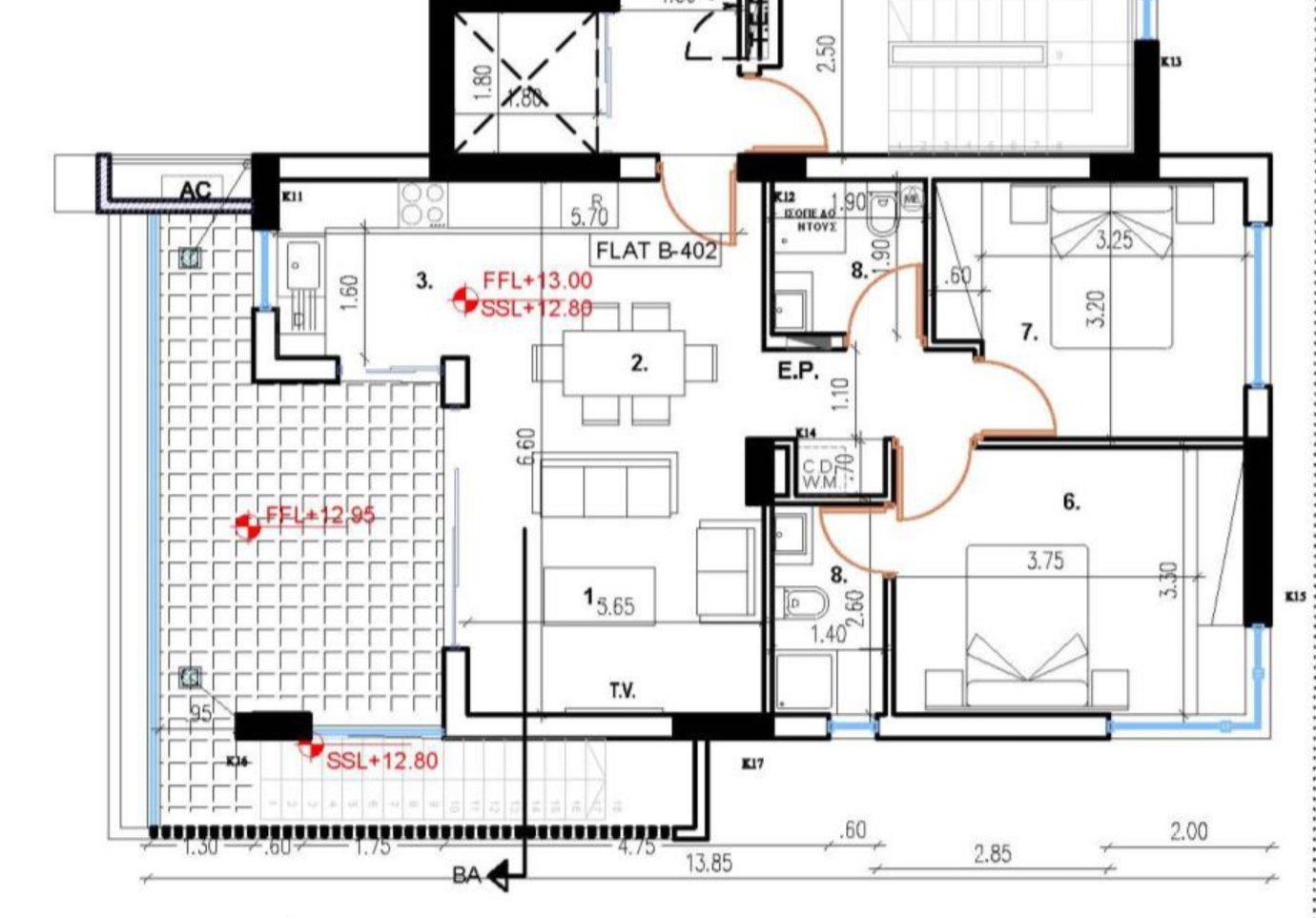 2 BR Penthouse in Agioi Anargyroi I, Larnaca photo 11