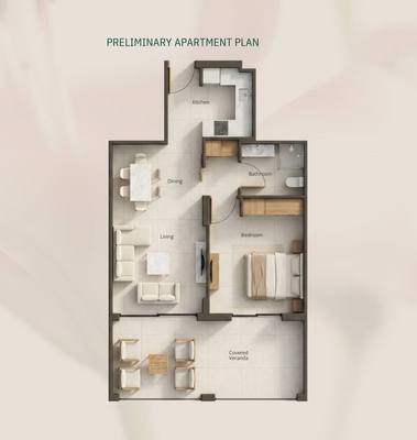 1 BR Apartment in Geroskipou, Paphos thumbnail 12