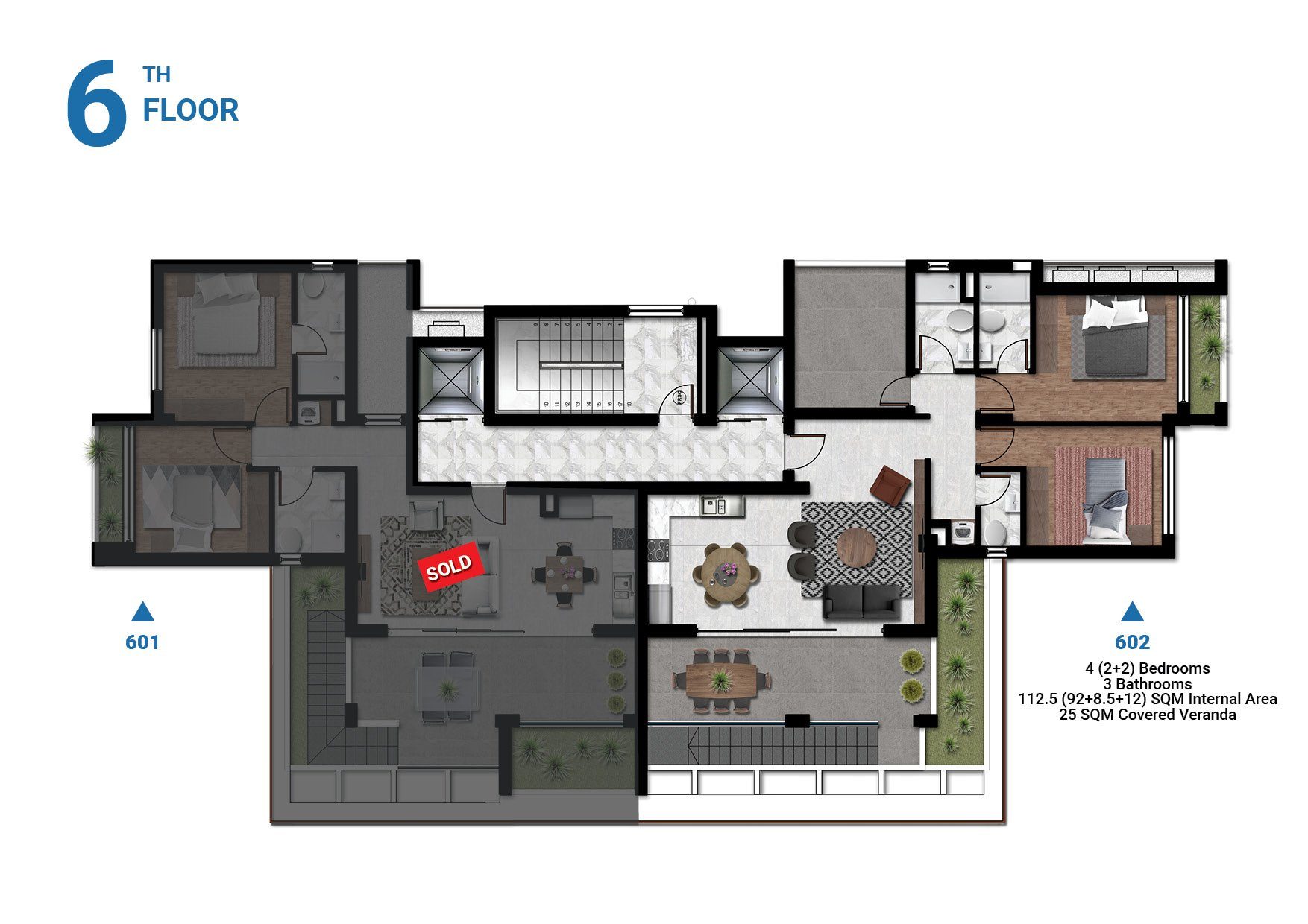 4 BR Penthouse in Makenzy, Larnaca photo 4