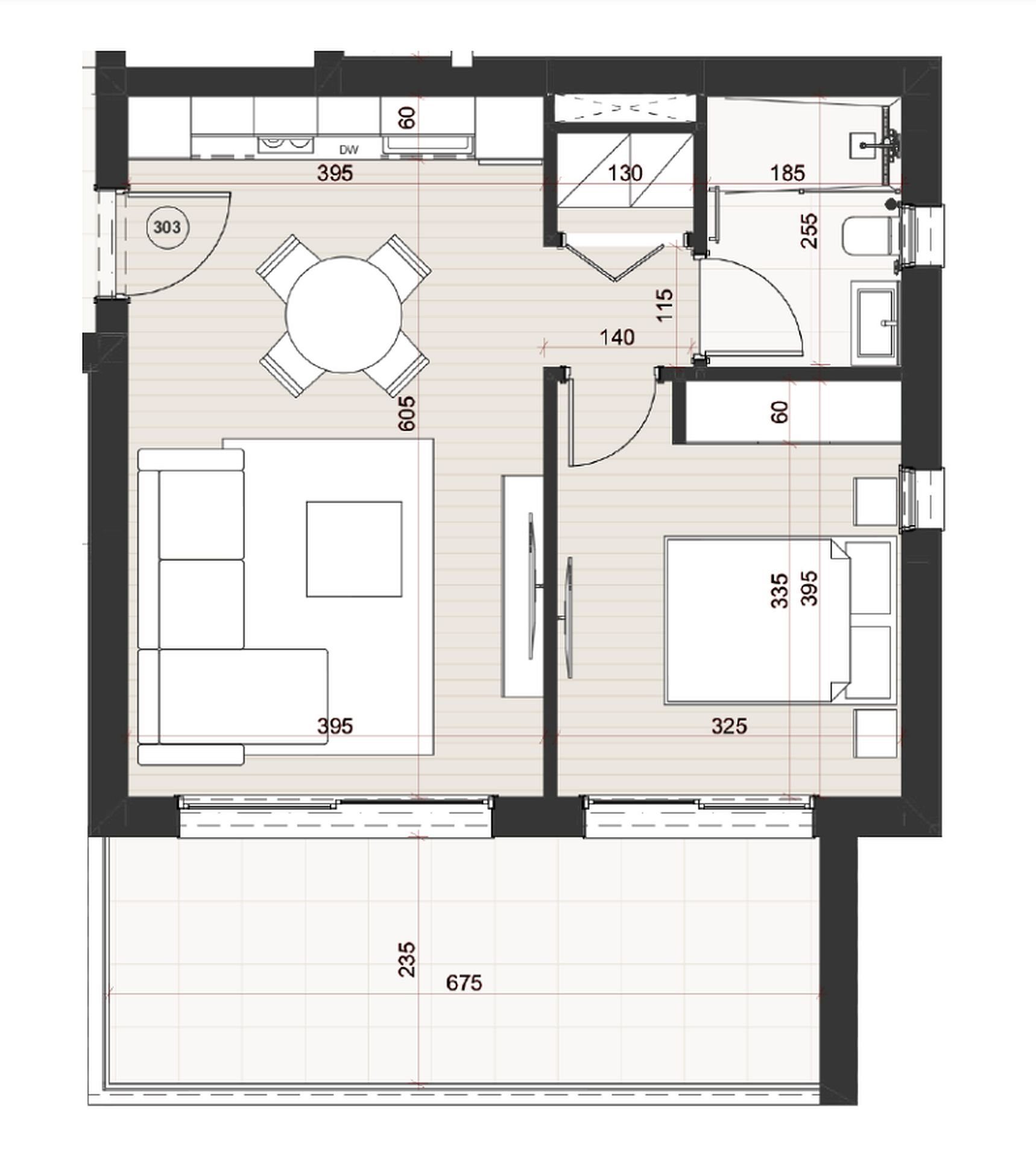 1 BR Apartment in Mesa Geitonia photo 12