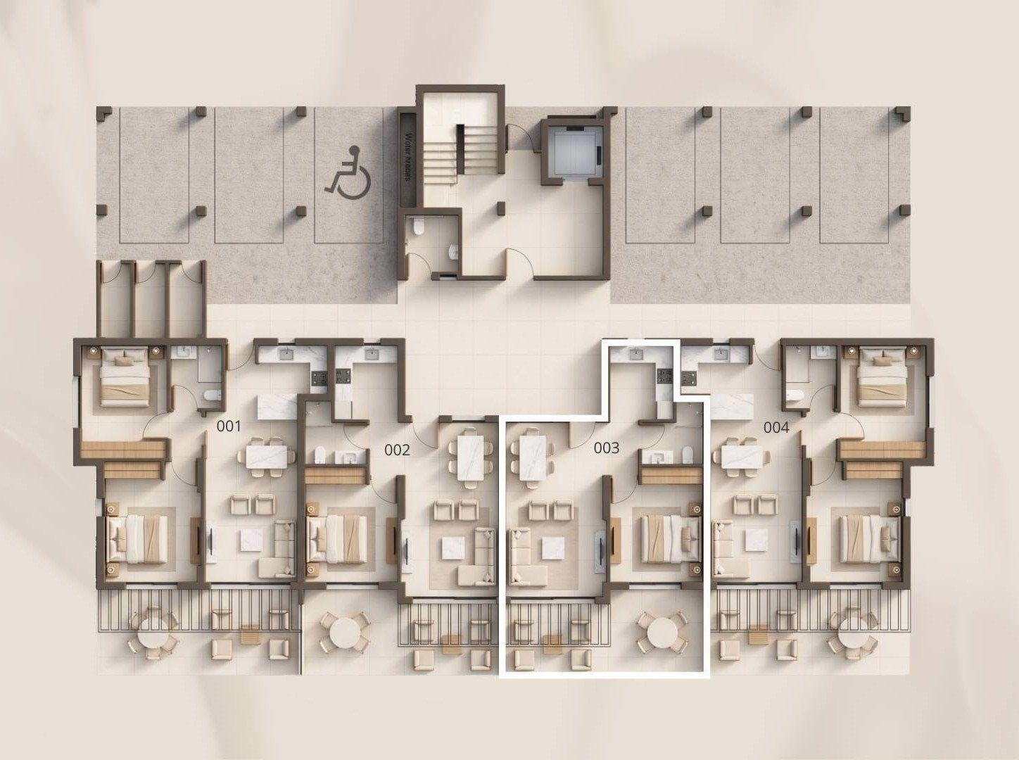 1 BR Apartment in Geroskipou, Paphos photo 11