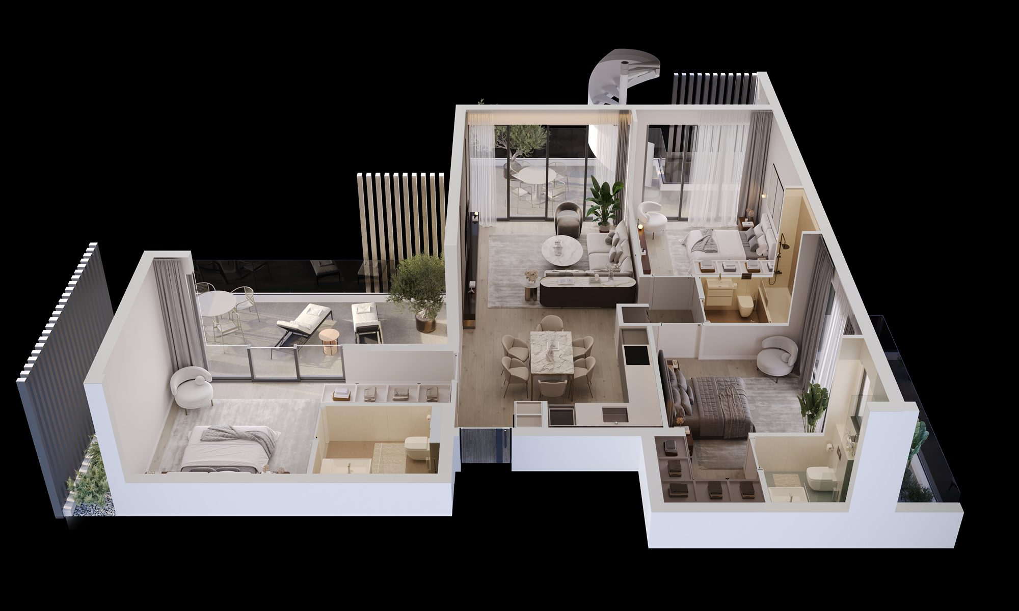 3 BR Penthouse in Columbia, Limassol photo 15