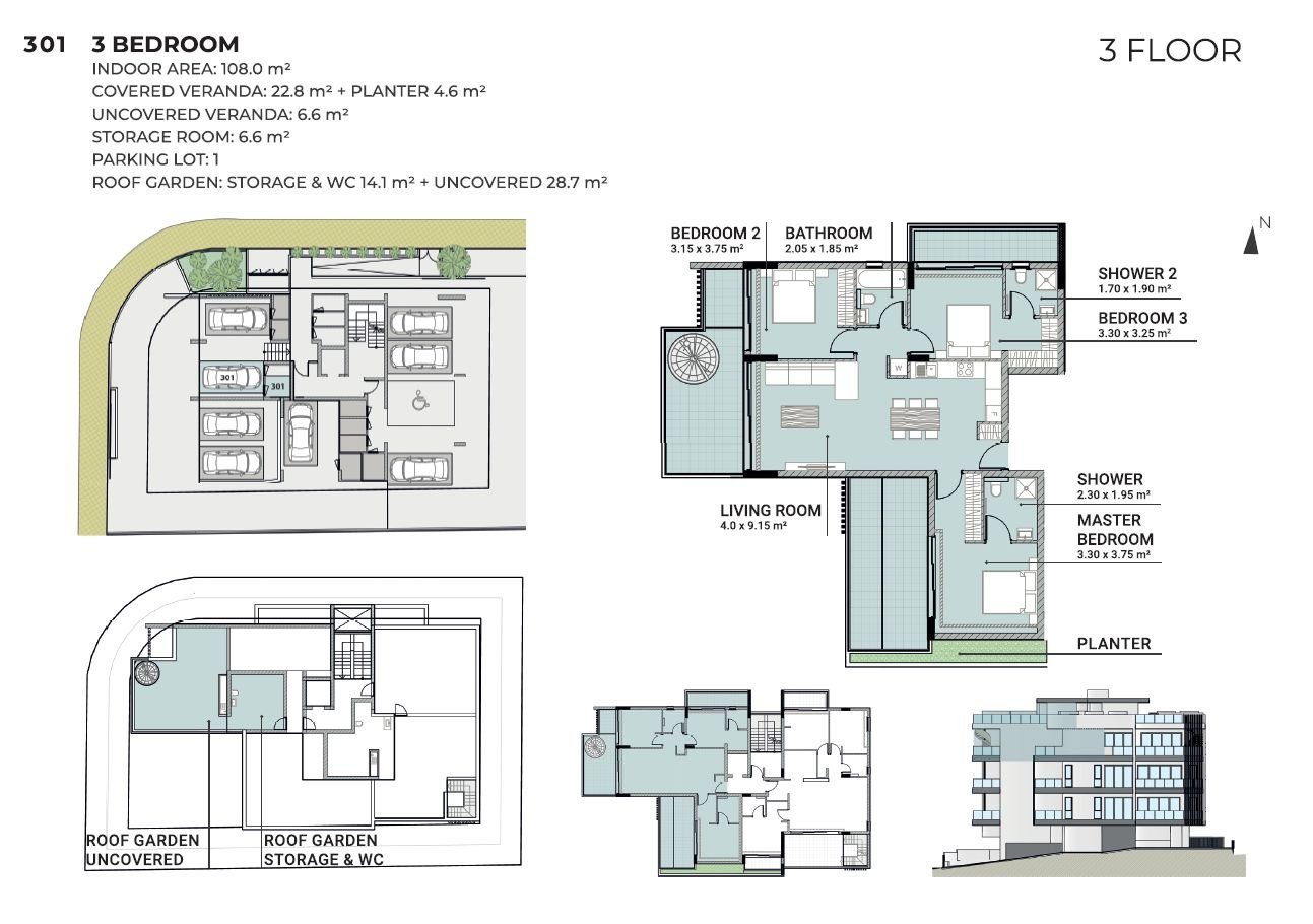 3 BR Penthouse in Columbia, Limassol photo 14