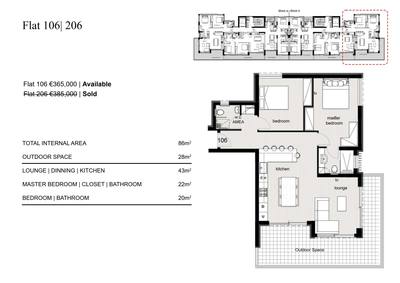 2 BR Apartment in Agia Paraskevi, Limassol thumbnail 7