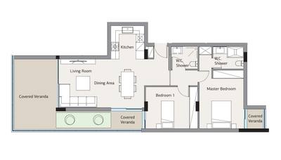 2 BR Apartment in Germasogeia, Limassol thumbnail 14