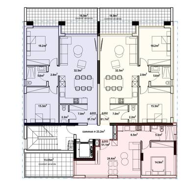 Apartament z 2 syp. w Mesa Geitonia, Limassol, miniatura 16