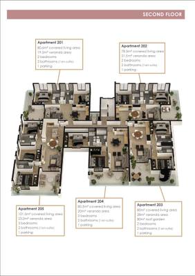 Apartament z 3 syp. w Aradippou, Larnaka, miniatura 18