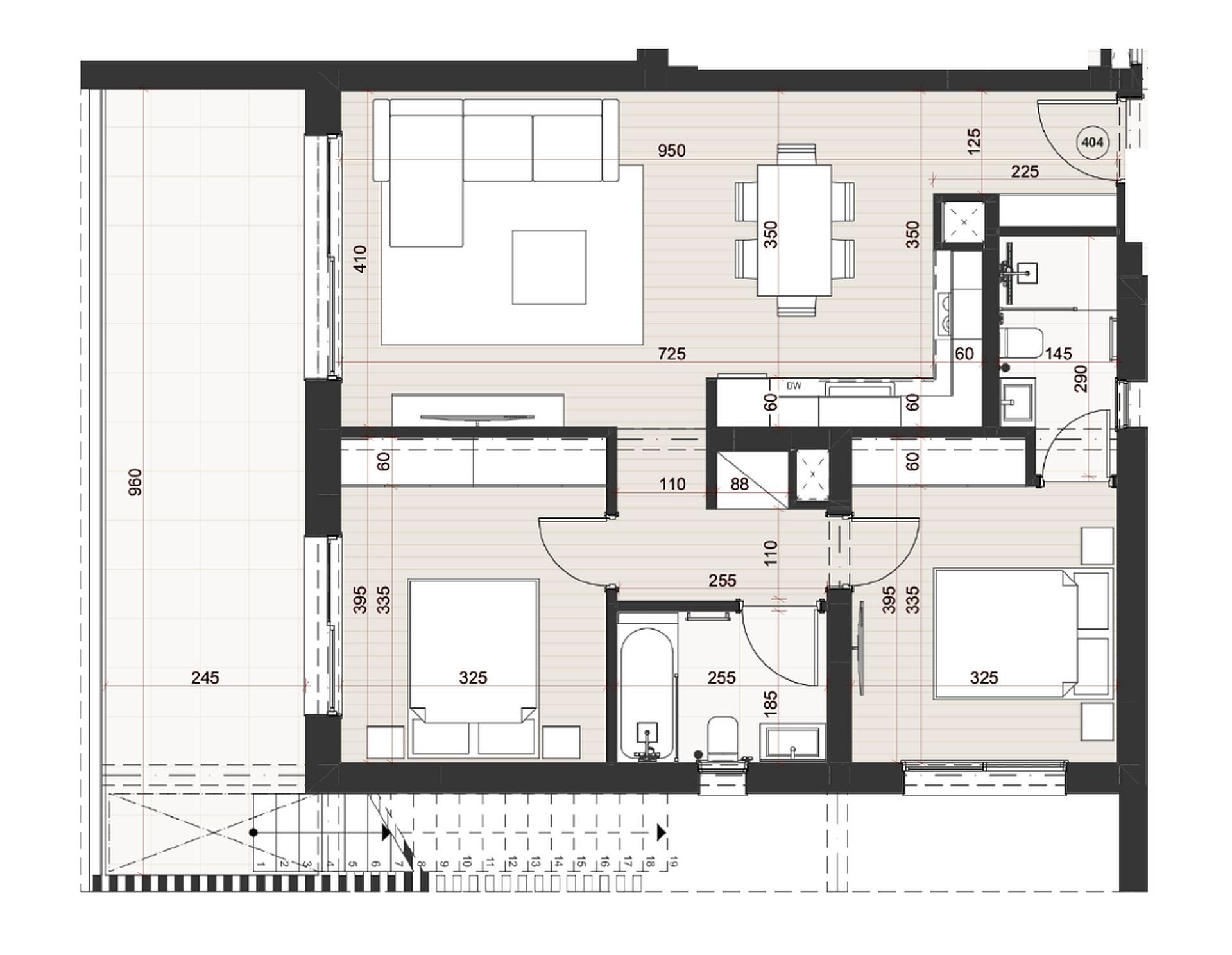 2 BR Penthouse in Mesa Geitonia photo 12