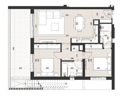 2 BR Penthouse in Mesa Geitonia, Limassol thumbnail 11