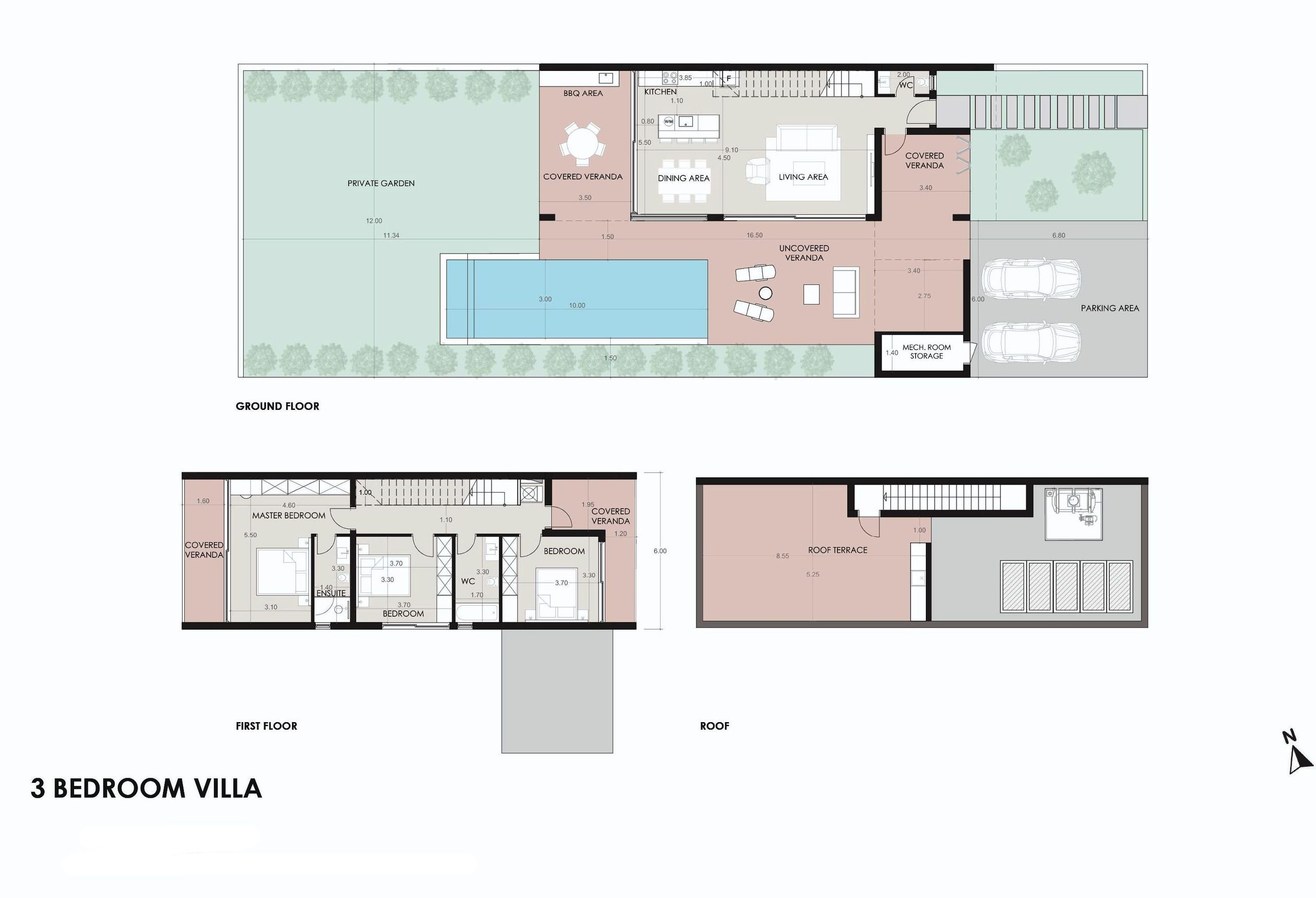 3+1 BR Villa in Geroskipou, Paphos photo 21