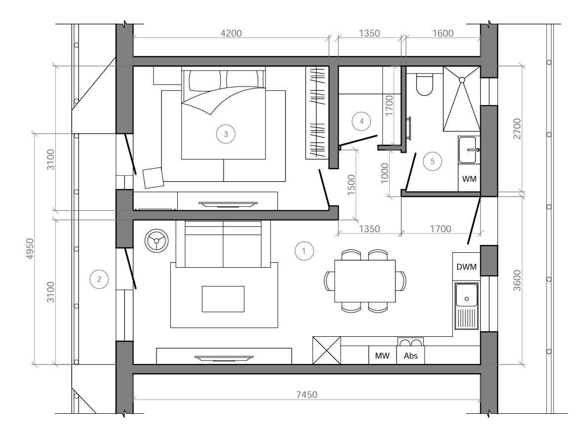 1 BR Apartment in Pyla, Larnaca photo 24