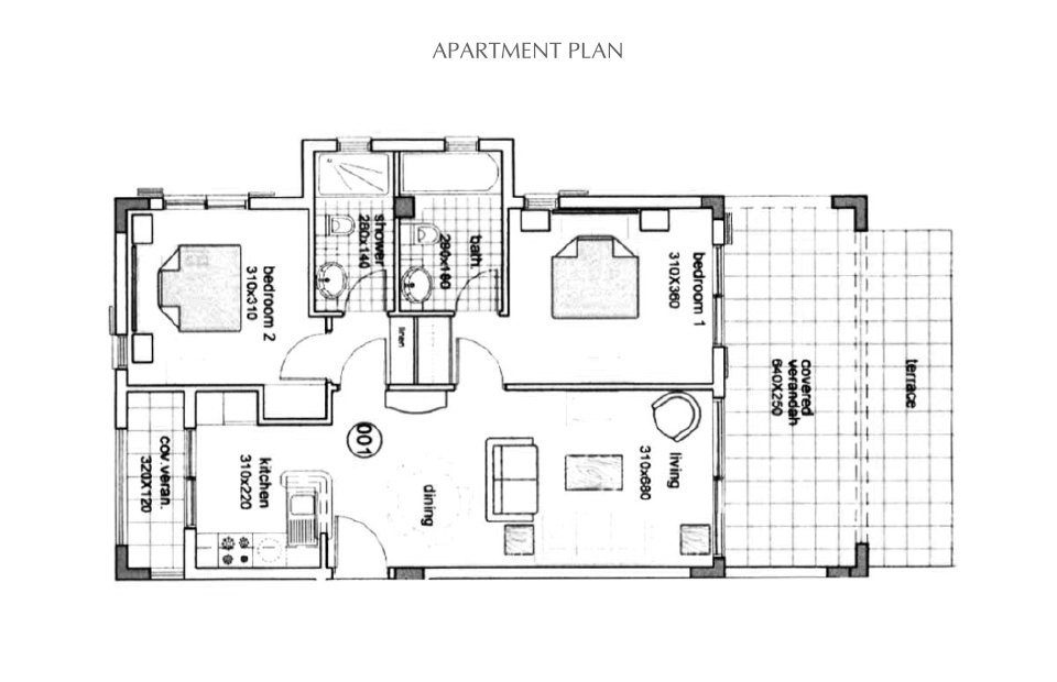 2 BR Apartment in Mandria, Paphos photo 14