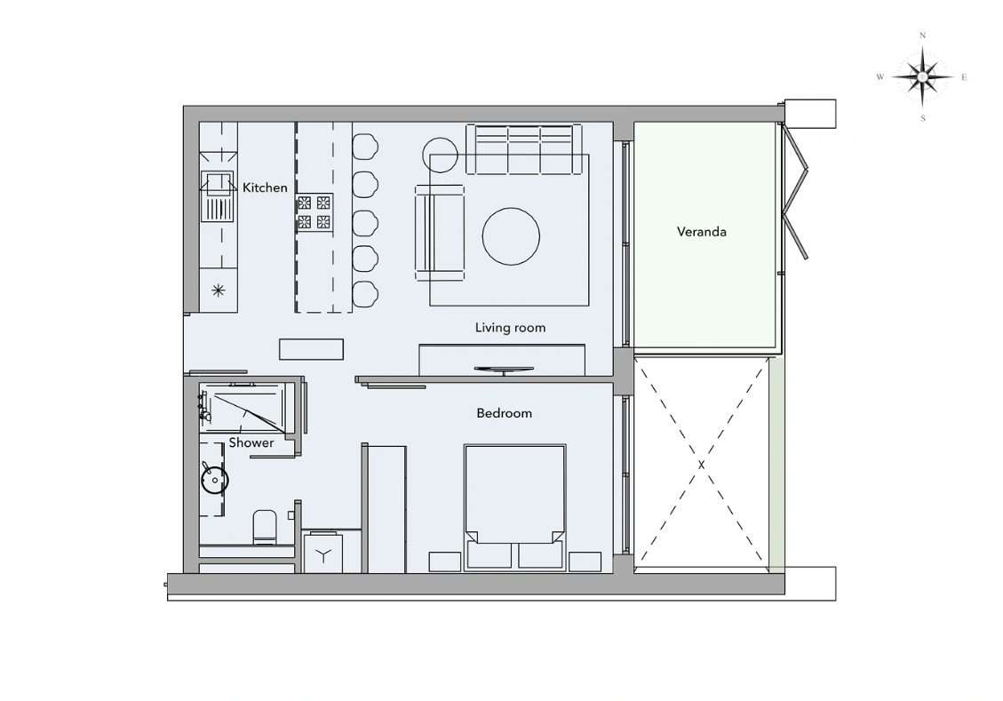 1 BR Apartment in Pyrgos, Limassol photo 8
