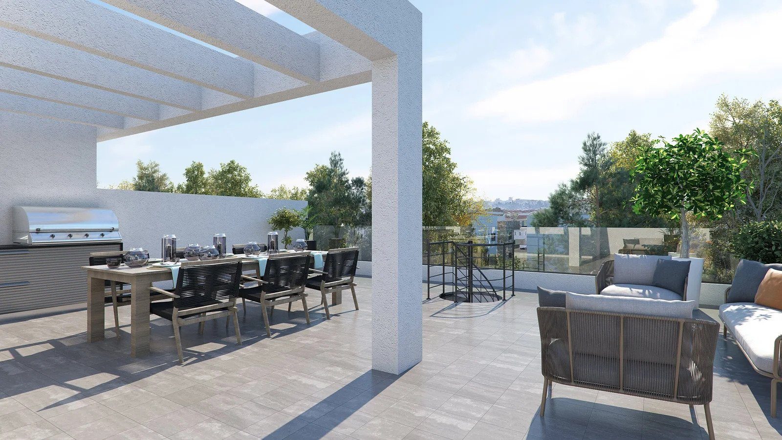 2 BR Penthouse in Oroklini, Larnaca