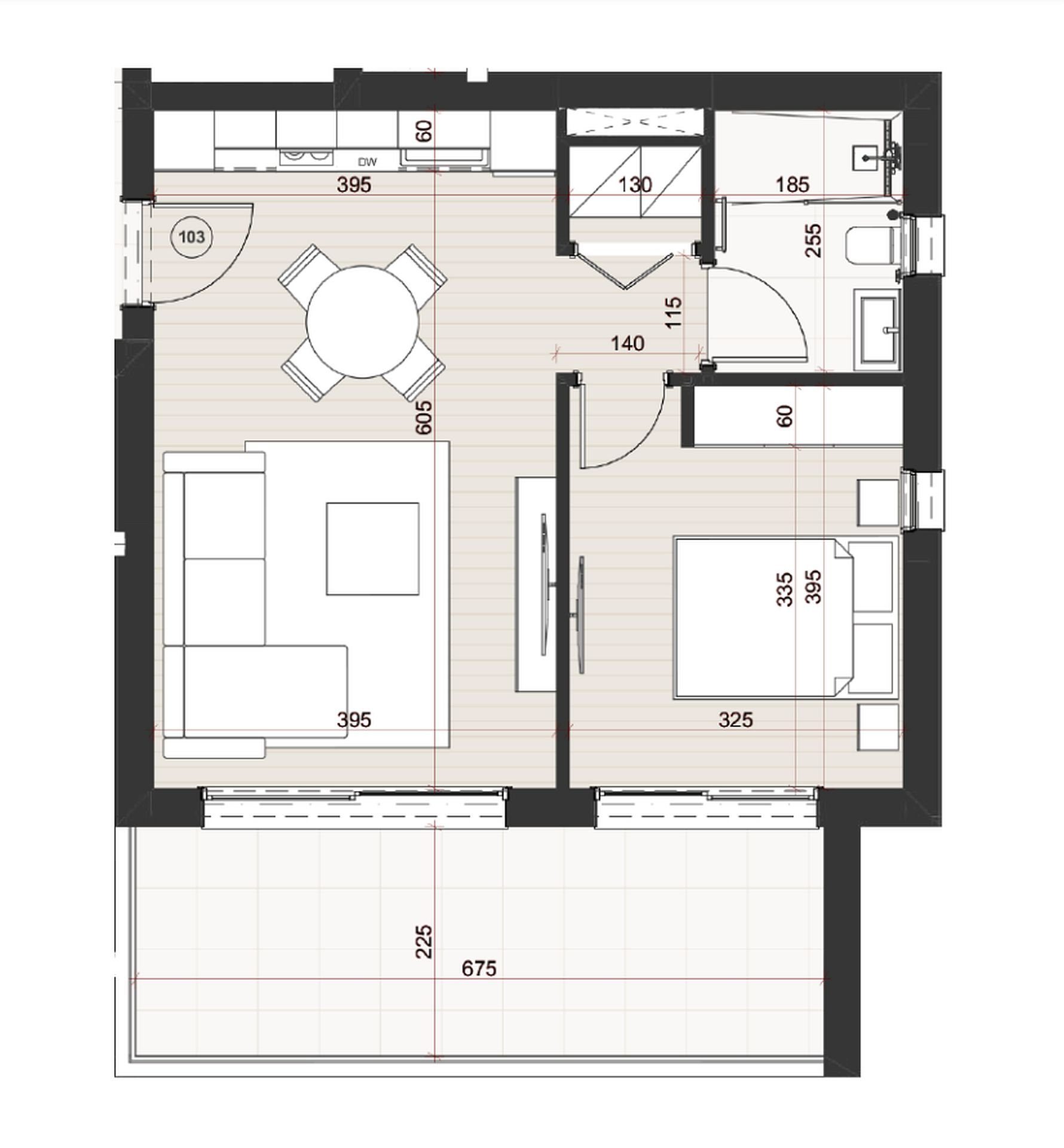 1 BR Apartment in Mesa Geitonia photo 12