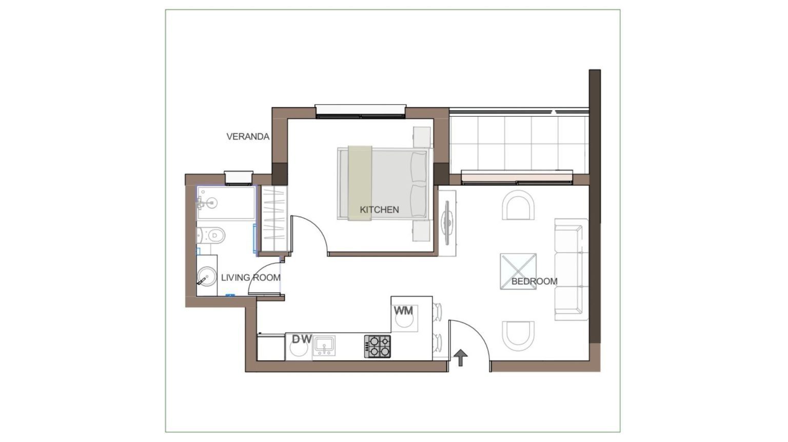 1 BR Apartment in Trachoni, Limassol photo 10