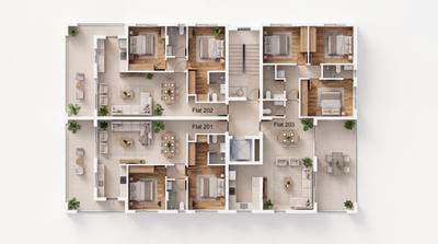 Apartament z 2 syp. w Vergina, Larnaca, miniatura 13