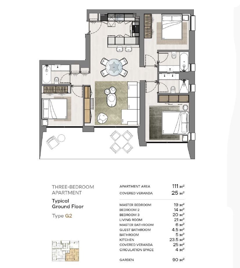3 BR Ground Apartment  in Potamos Germasogeias, Limassol photo 15