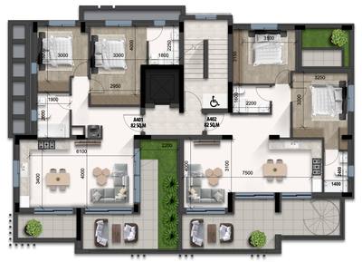 2 BR Penthouse in Agios Nikolaos, Larnaca thumbnail 11
