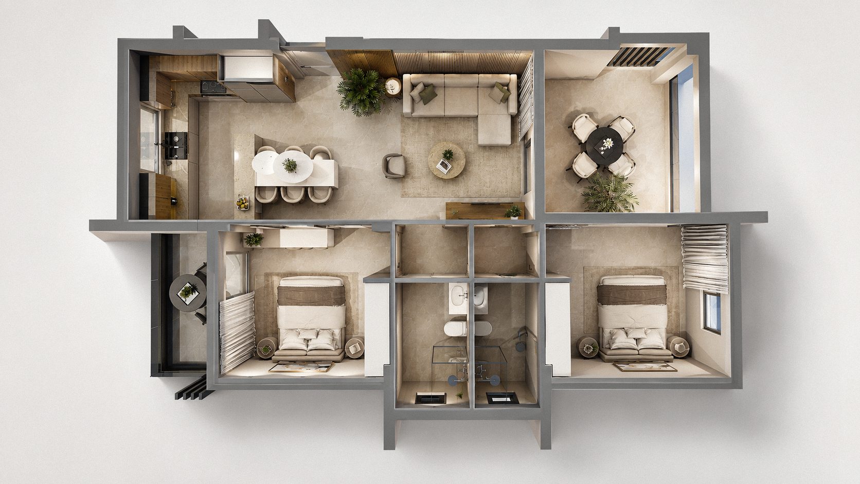 2 BR Apartment in Universal, Paphos photo 16