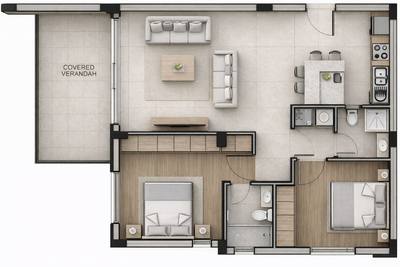 2 BR Apartment in Egkomi, Nicosia thumbnail 4