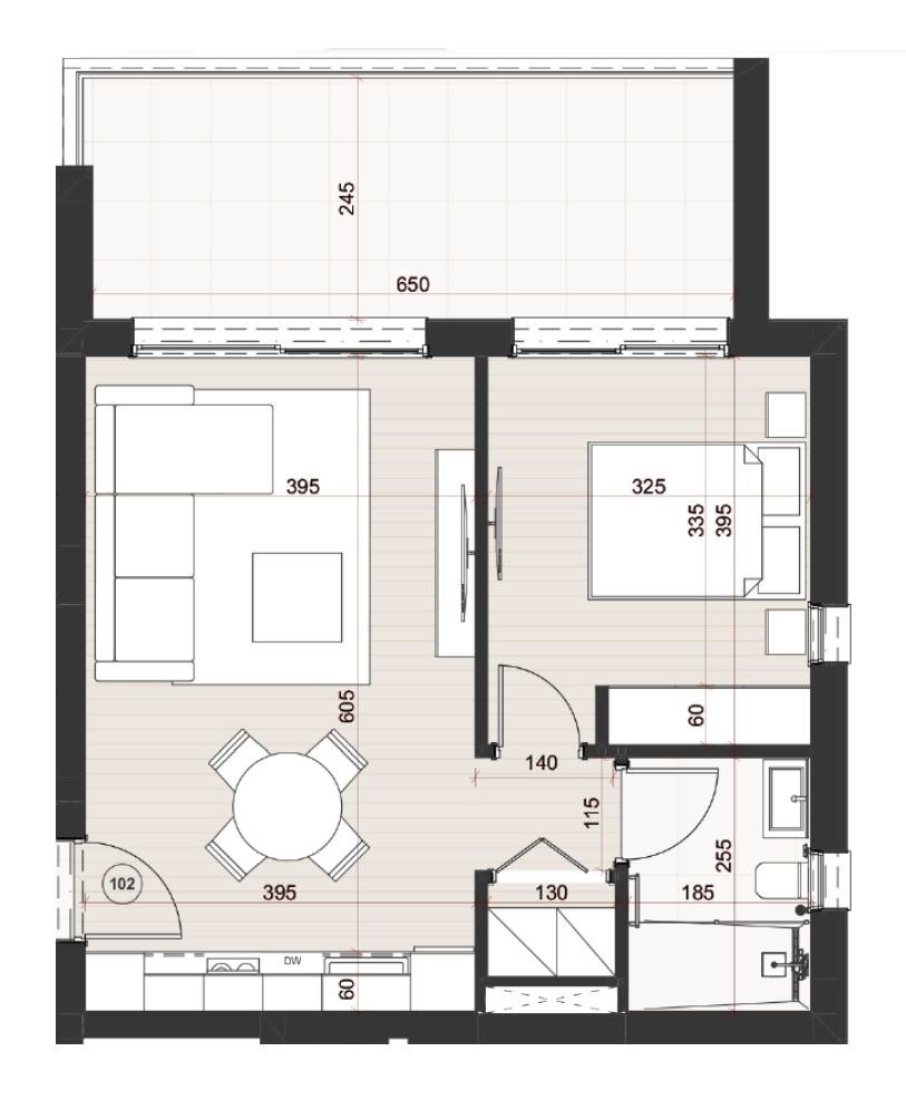 1 BR Apartment in Mesa Geitonia photo 12