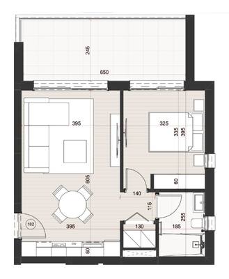 1 BR Apartment in Mesa Geitonia, Limassol thumbnail 11