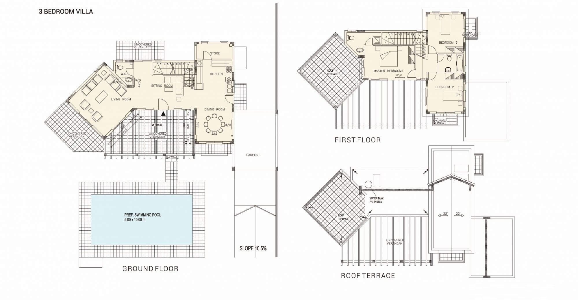 3 BR Villa in Kouklia, Paphos photo 3