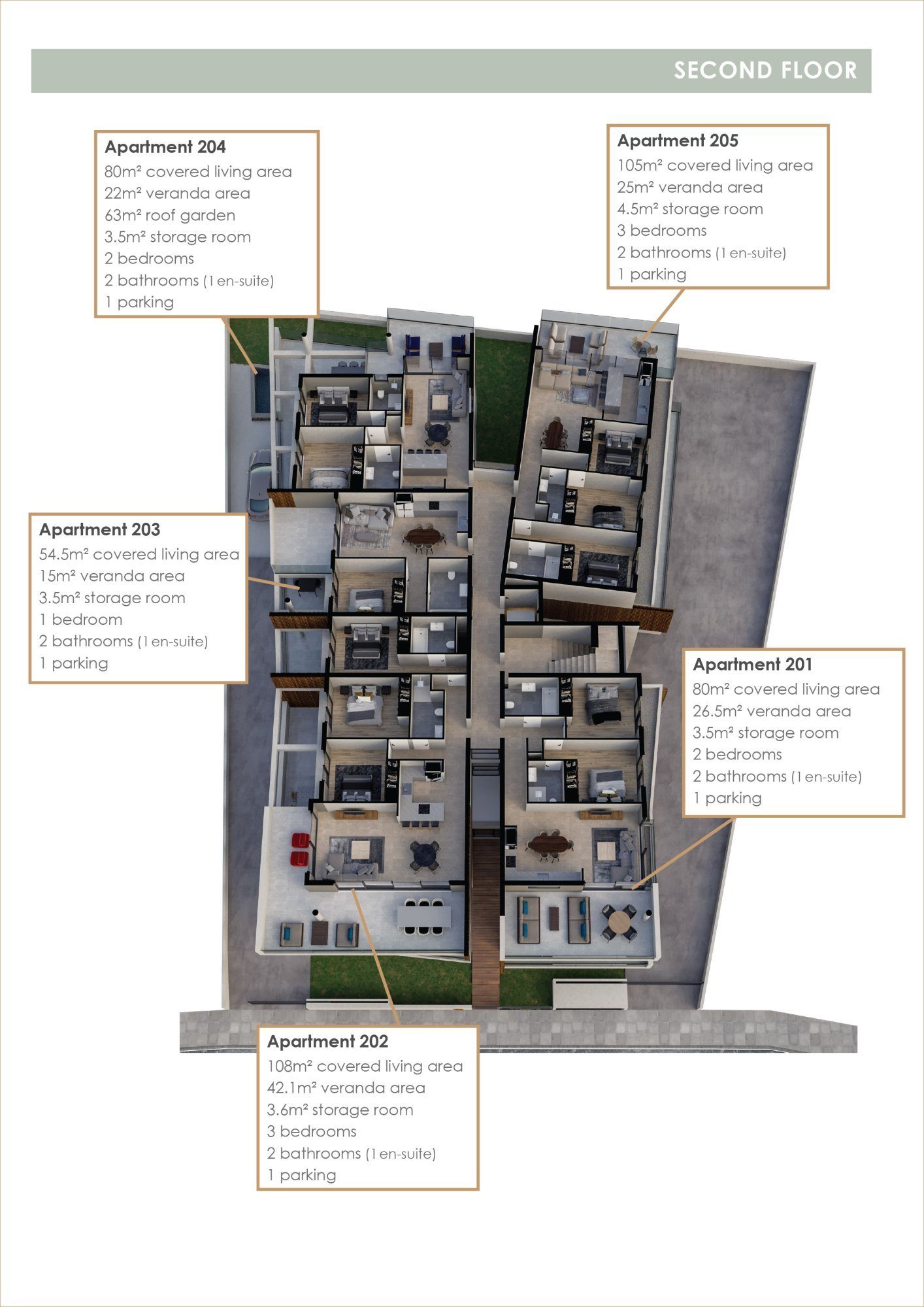 2 BR Penthouse in Aradippou, Larnaca photo 15