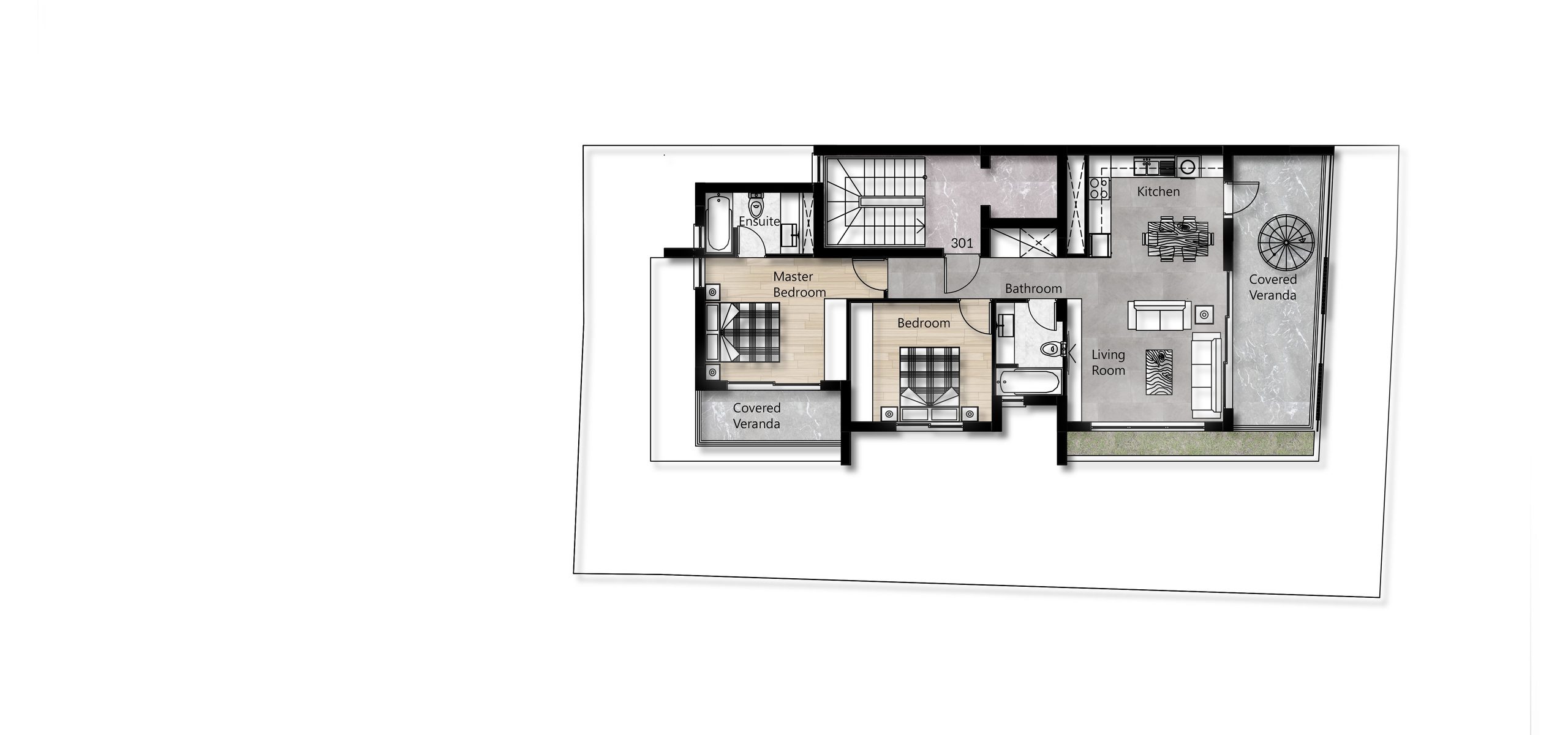 2 BR Penthouse in Mesa Geitonia, Limassol photo 12