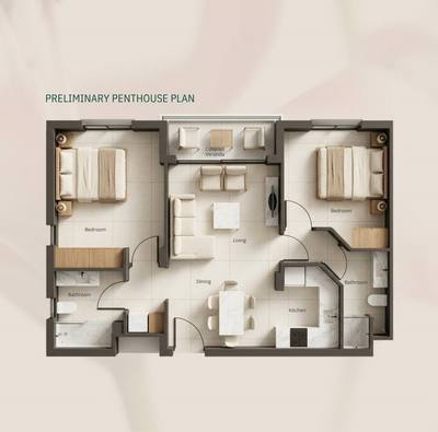 2 BR Apartment in Geroskipou, Paphos thumbnail 11