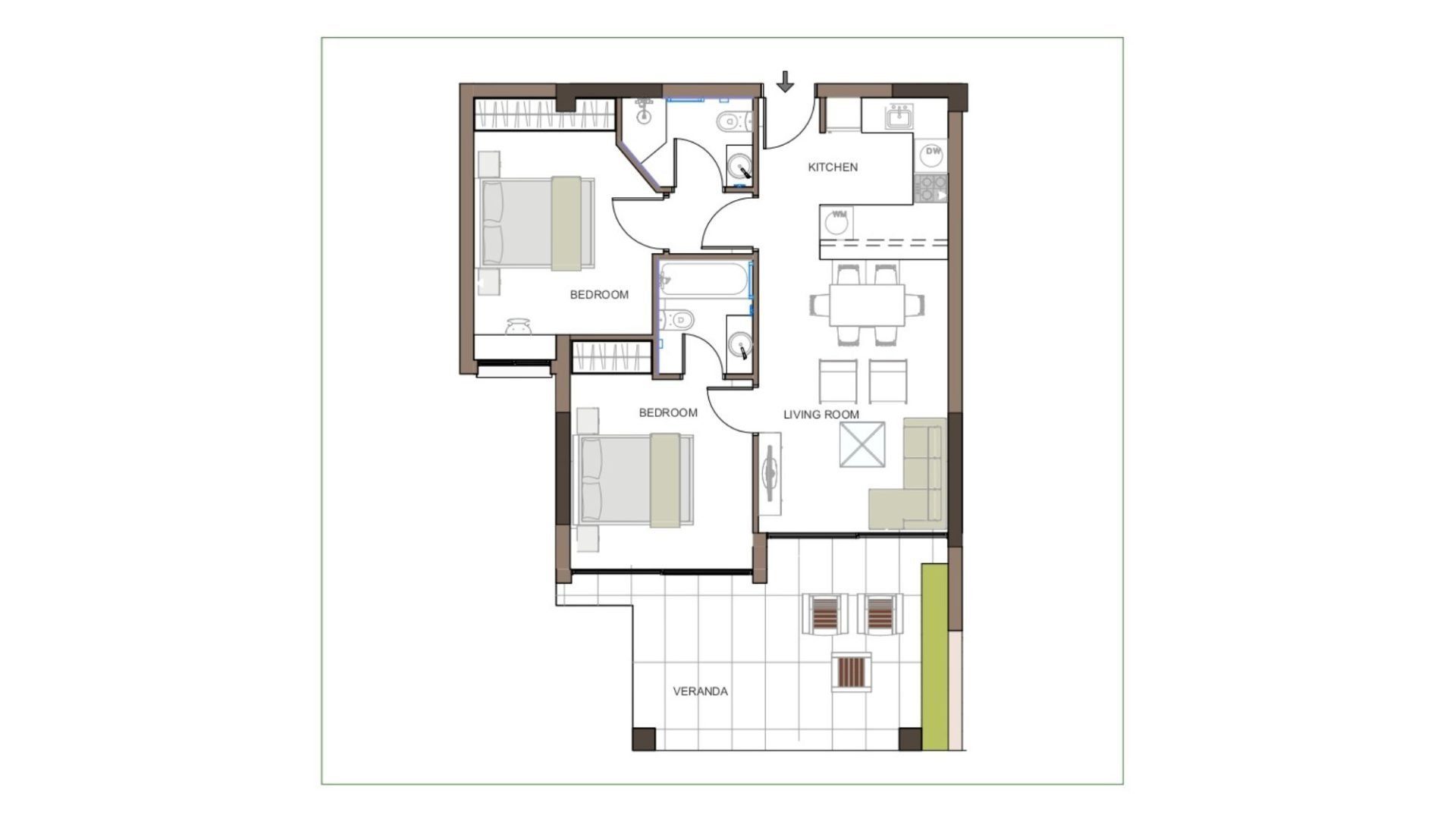 2 BR Apartment in Trachoni, Limassol photo 10