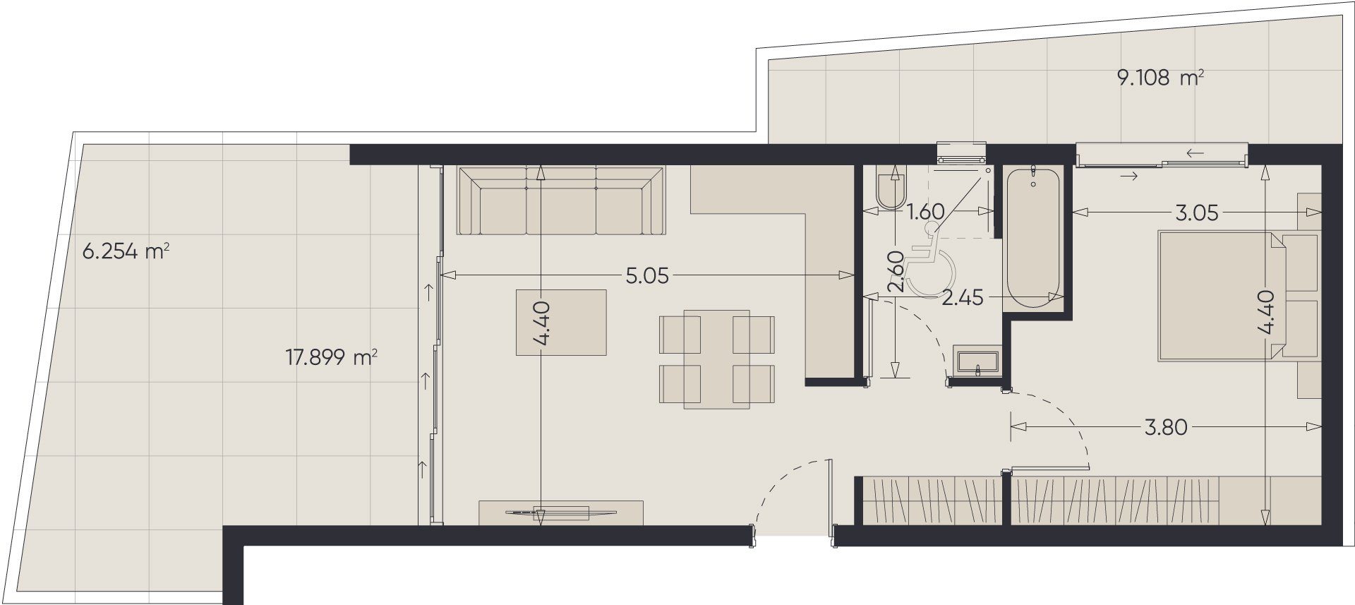 1 BR Apartment in Zakaki, Limassol photo 5