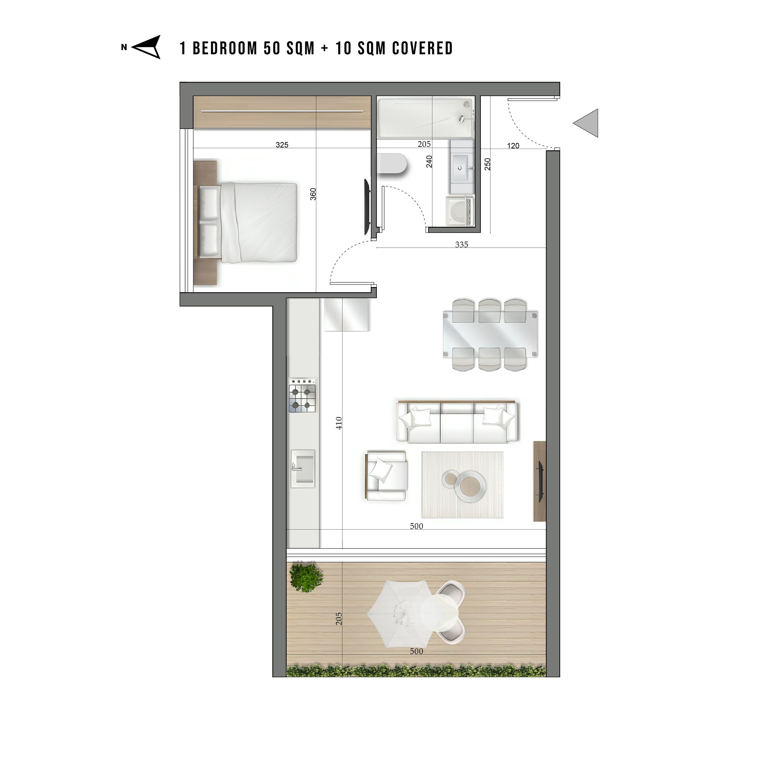 1 BR Apartment in Agios Nicolaos, Limassol photo 10
