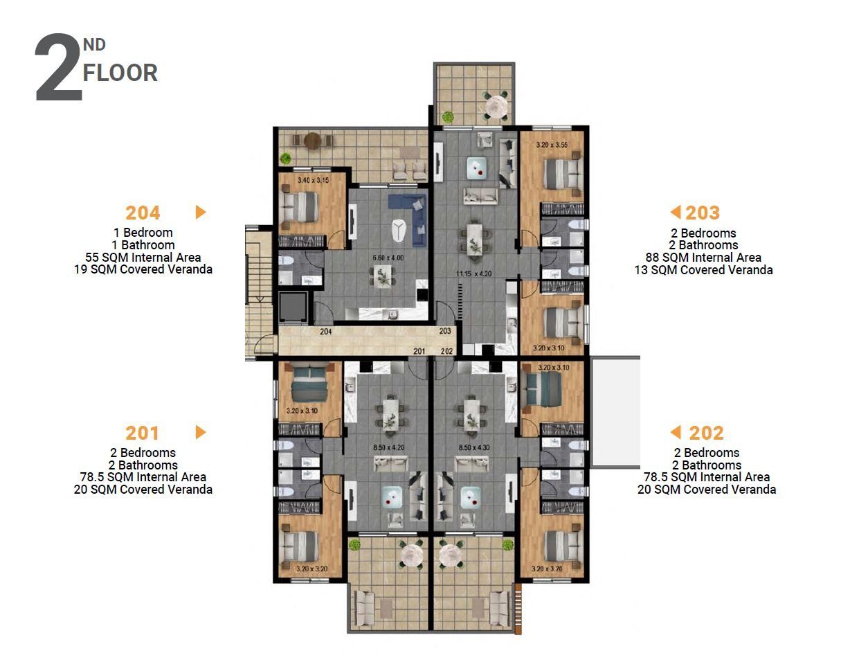 2 BR Penthouse in Parekklisia, Limassol photo 12